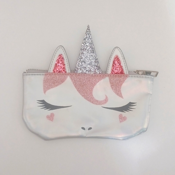 None Handbags - Unicorn cosmetic bag Iridescent sparkly unicorn cosmetic bag pencil bag Girlie